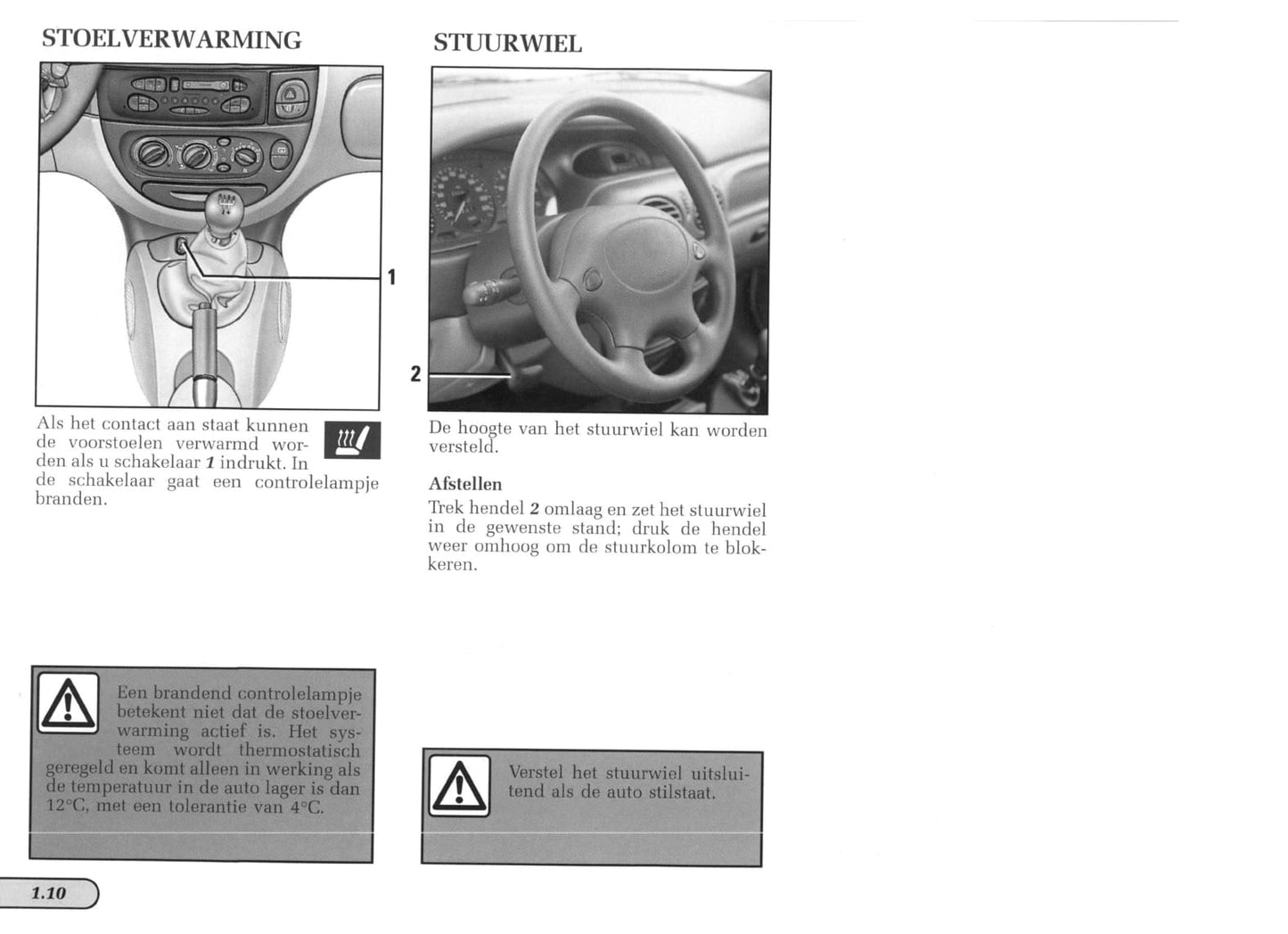 1997-1998 Renault Mégane Cabriolet/Mégane Cabrio Owner's Manual | Dutch