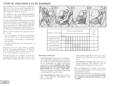 1997-1998 Renault Mégane Cabriolet/Mégane Cabrio Owner's Manual | Dutch