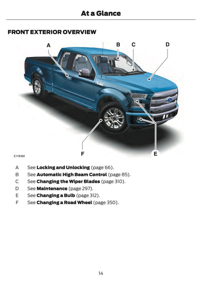 2015 Ford F-150 Owner's Manual | English