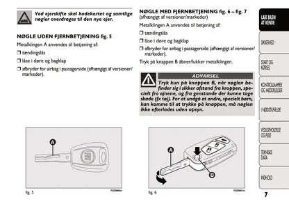 2011-2012 Fiat Panda Gebruikershandleiding | Dansk