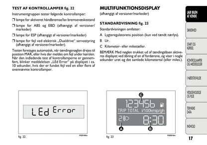 2011-2012 Fiat Panda Gebruikershandleiding | Dansk