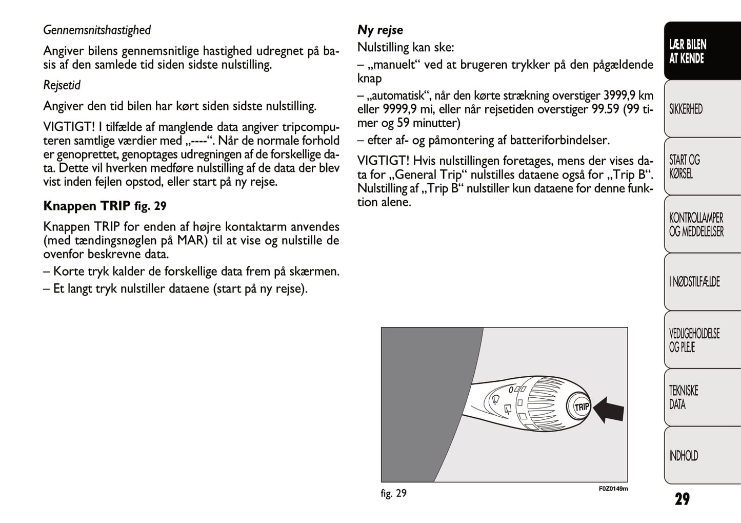 2011-2012 Fiat Panda Gebruikershandleiding | Dansk