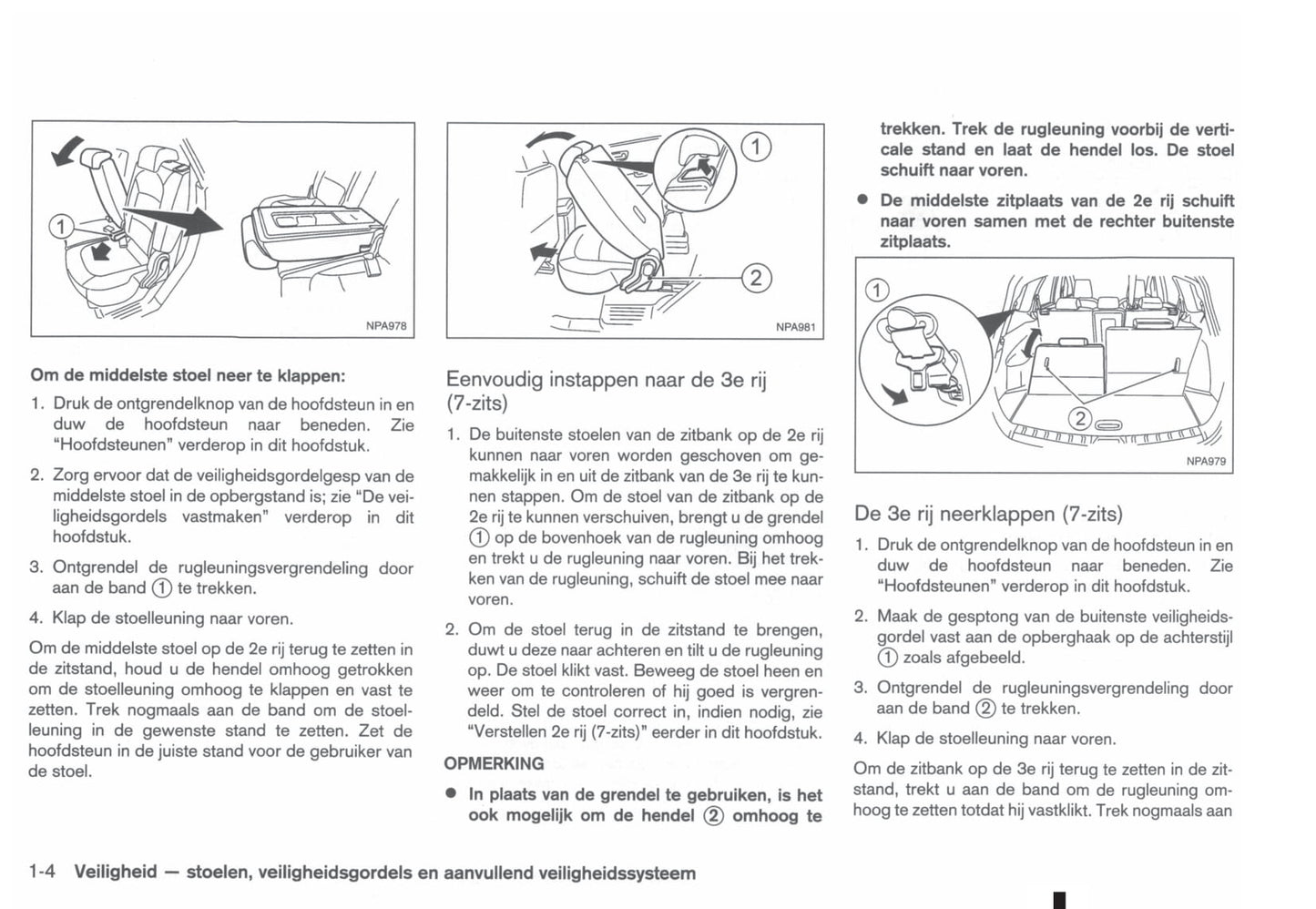 2011-2012 Nissan Qashqai/Qashqai+2 Owner's Manual | Dutch