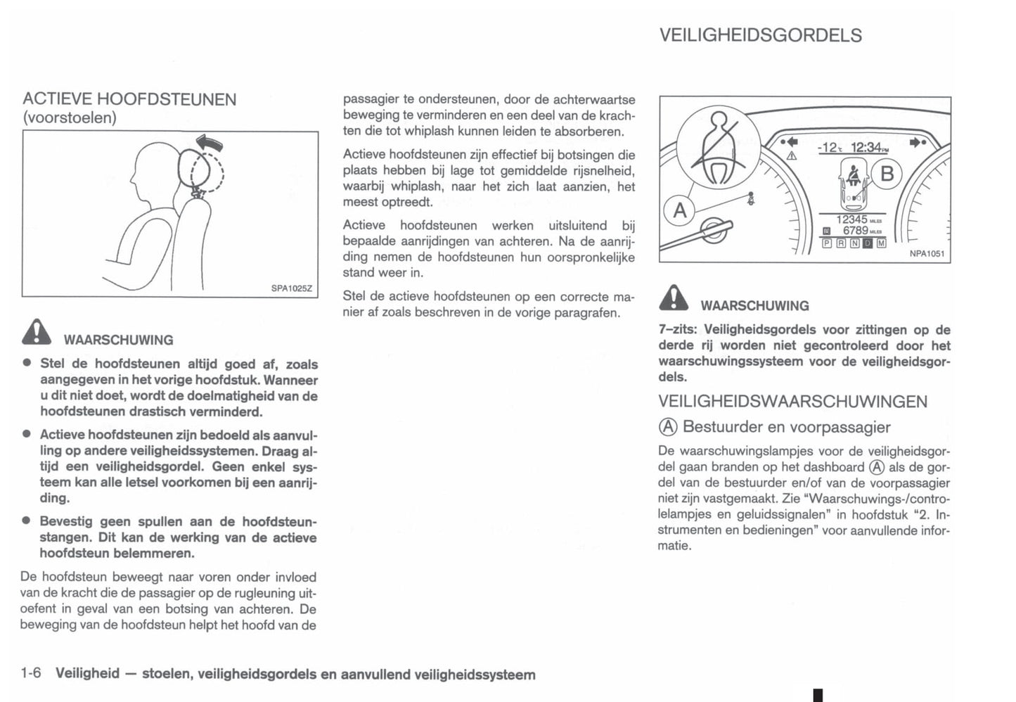 2011-2012 Nissan Qashqai/Qashqai+2 Owner's Manual | Dutch