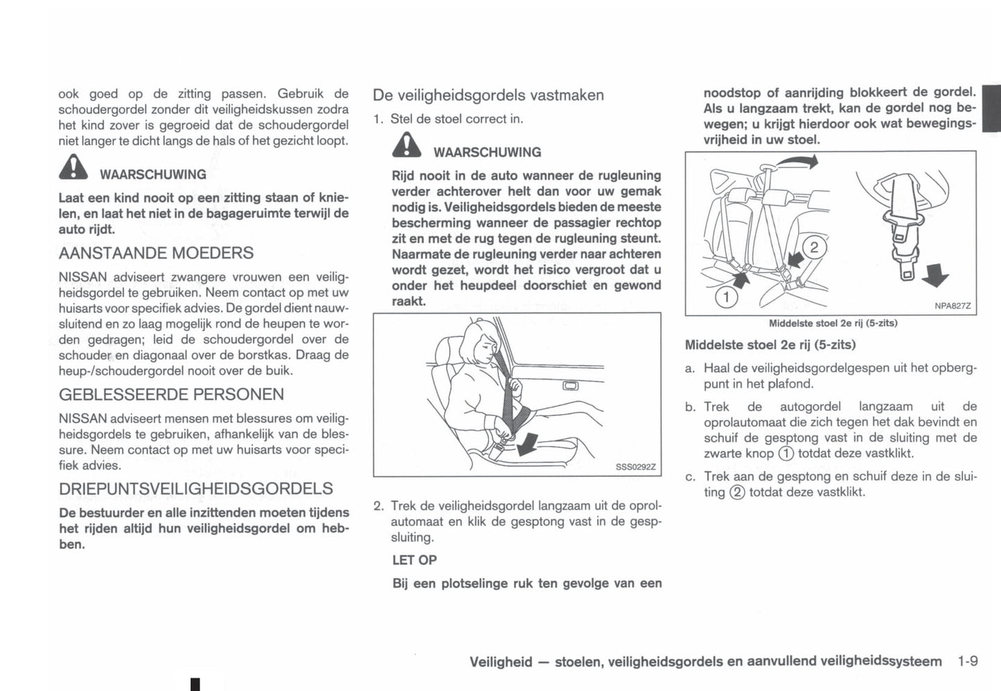 2011-2012 Nissan Qashqai/Qashqai+2 Owner's Manual | Dutch