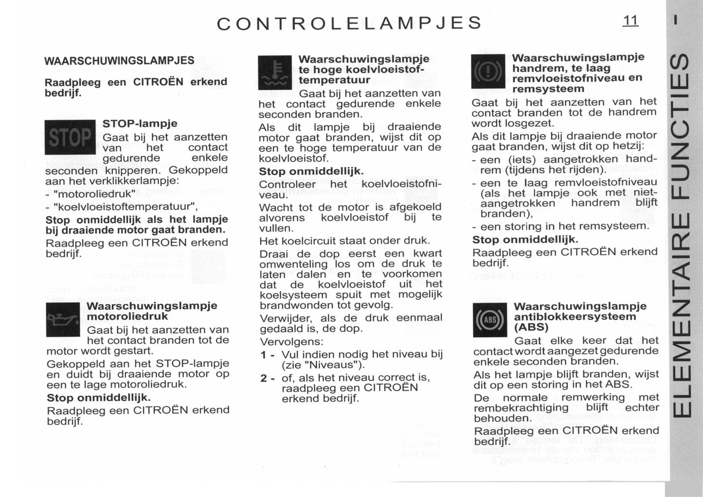 2005-2006 Citroën C1 Gebruikershandleiding | Nederlands