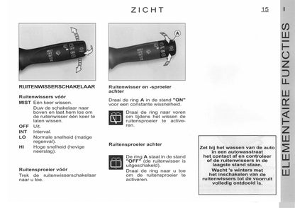 2005-2006 Citroën C1 Gebruikershandleiding | Nederlands