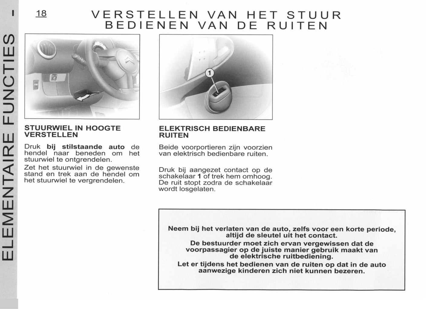 2005-2006 Citroën C1 Gebruikershandleiding | Nederlands