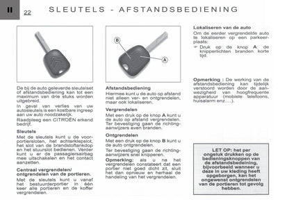 2005-2006 Citroën C1 Gebruikershandleiding | Nederlands