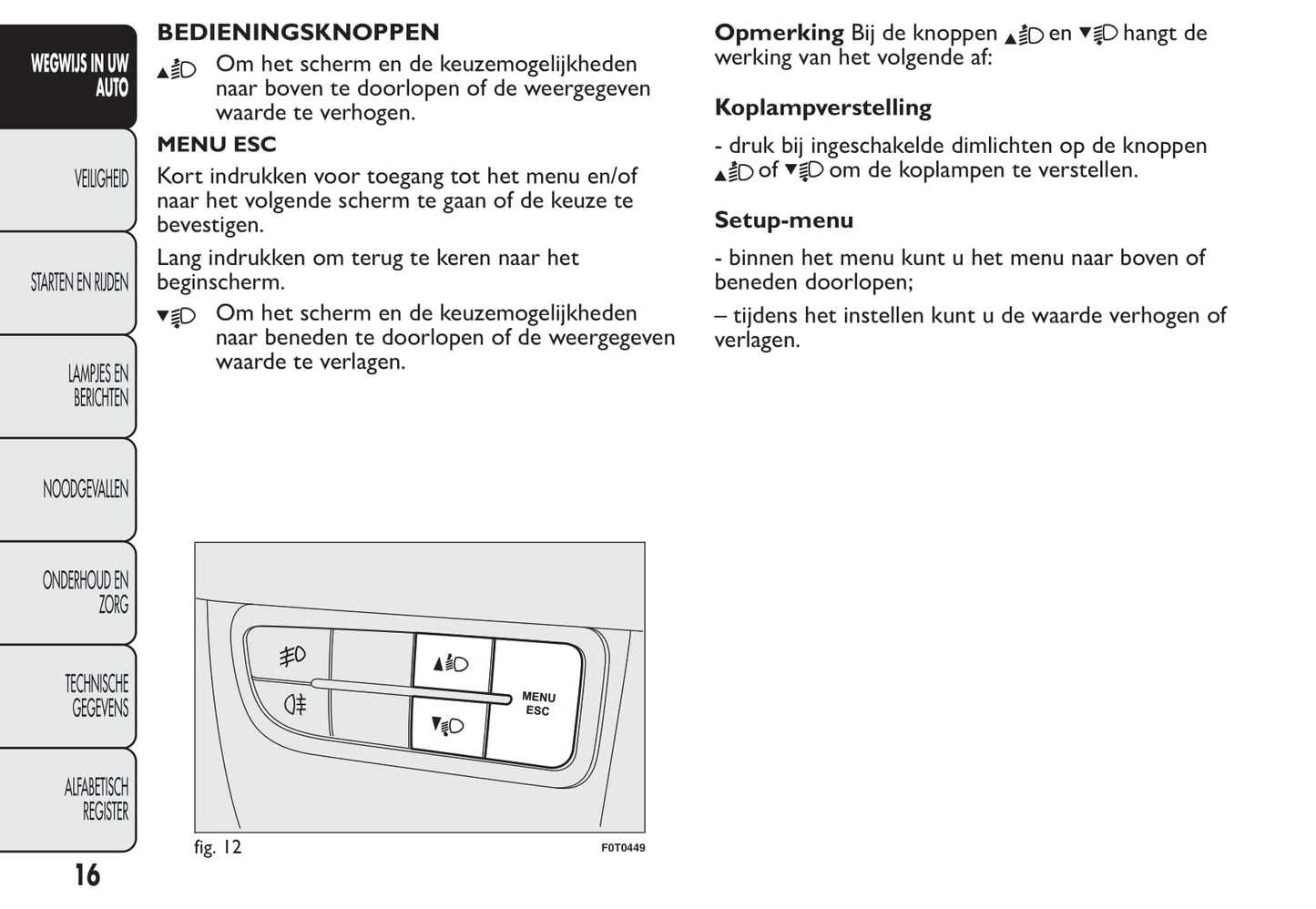 2012-2013 Fiat Qubo Bedienungsanleitung | Niederländisch