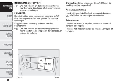 2012-2013 Fiat Qubo Bedienungsanleitung | Niederländisch