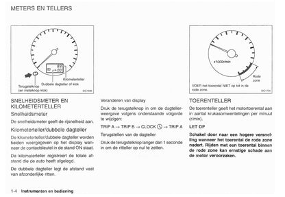 2001-2002 Nissan X-Trail Owner's Manual | Dutch