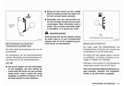 2001-2002 Nissan X-Trail Owner's Manual | Dutch