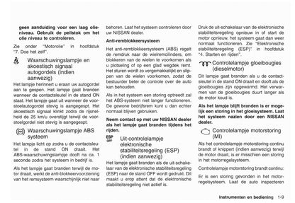 2001-2002 Nissan X-Trail Owner's Manual | Dutch