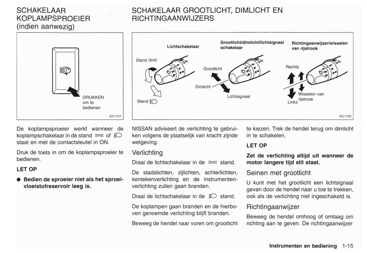 2001-2002 Nissan X-Trail Owner's Manual | Dutch