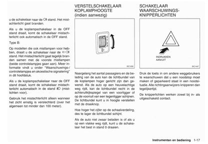 2001-2002 Nissan X-Trail Owner's Manual | Dutch