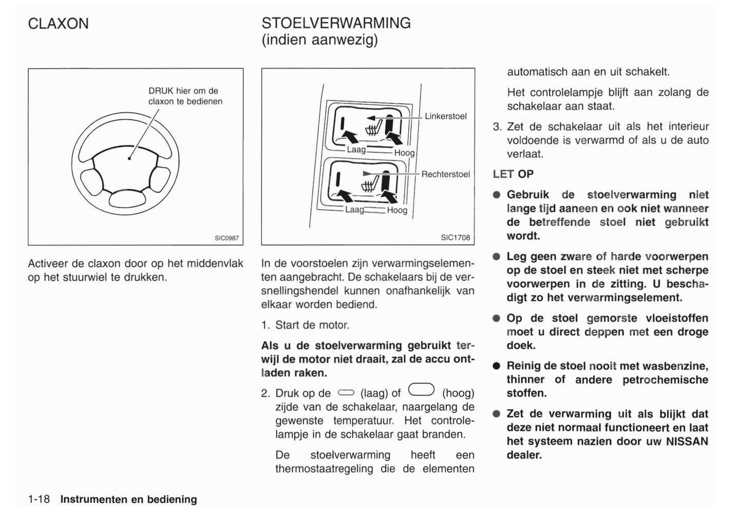 2001-2002 Nissan X-Trail Owner's Manual | Dutch