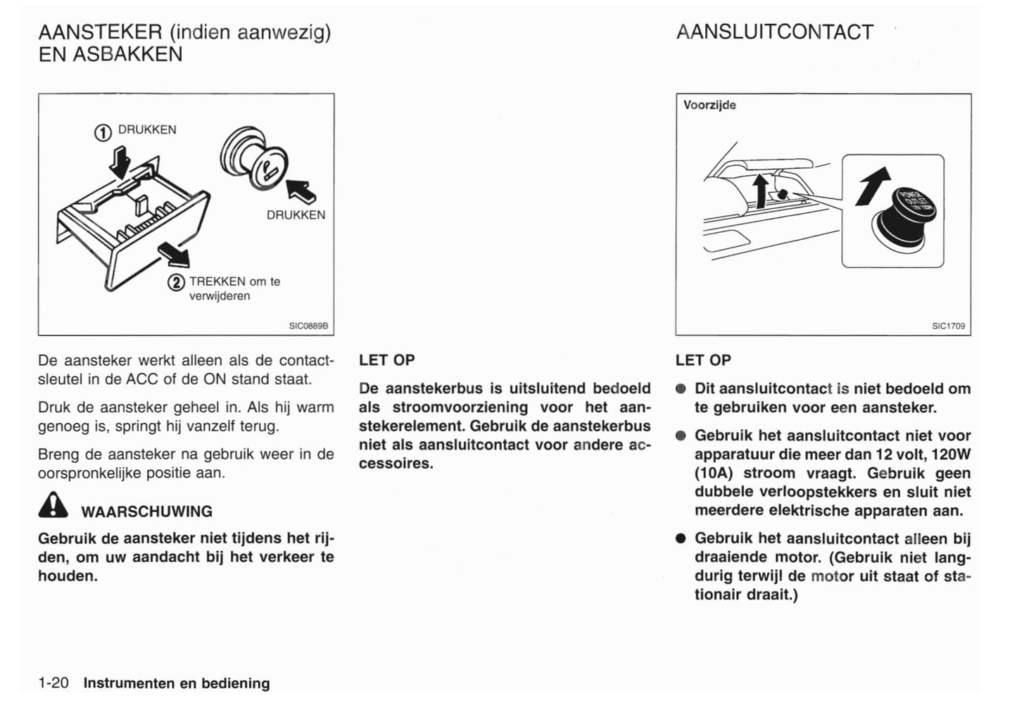 2001-2002 Nissan X-Trail Owner's Manual | Dutch