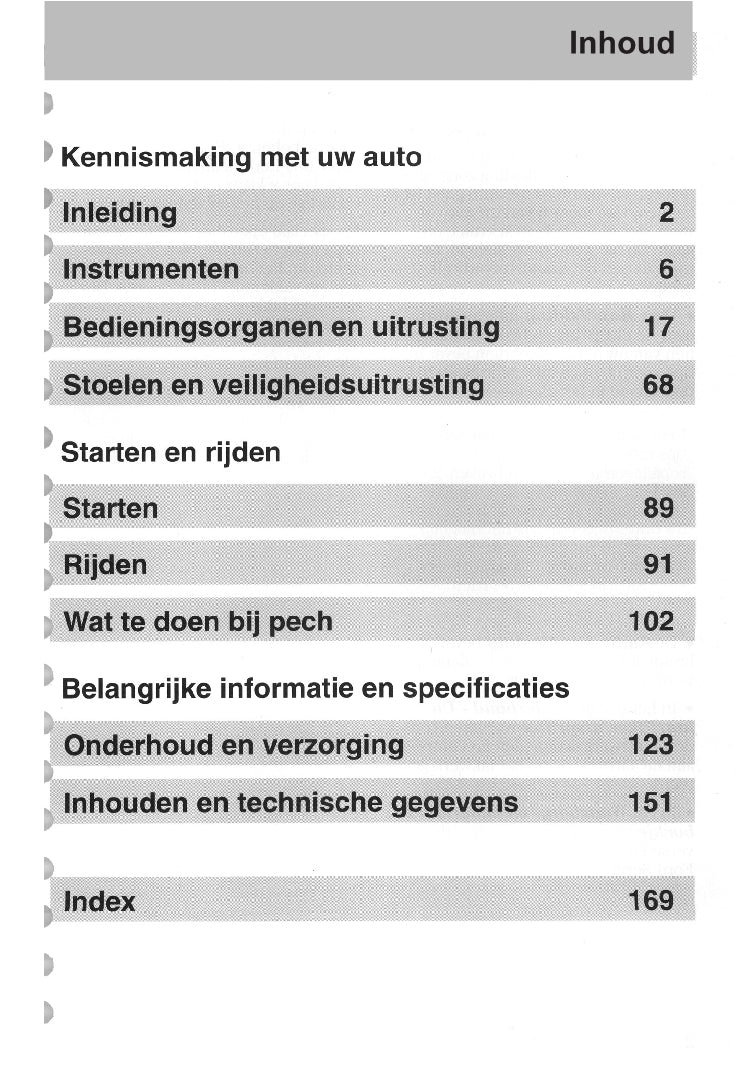 1997-2008 Ford Ka Gebruikershandleiding | Nederlands