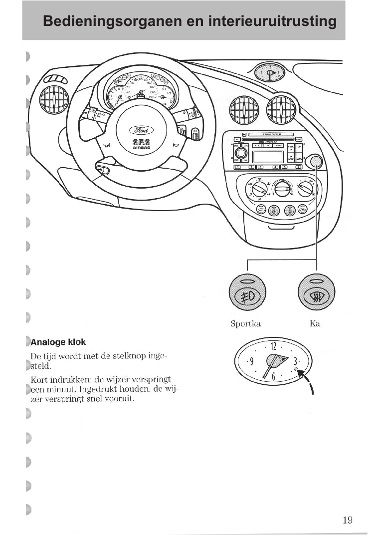 1997-2008 Ford Ka Gebruikershandleiding | Nederlands