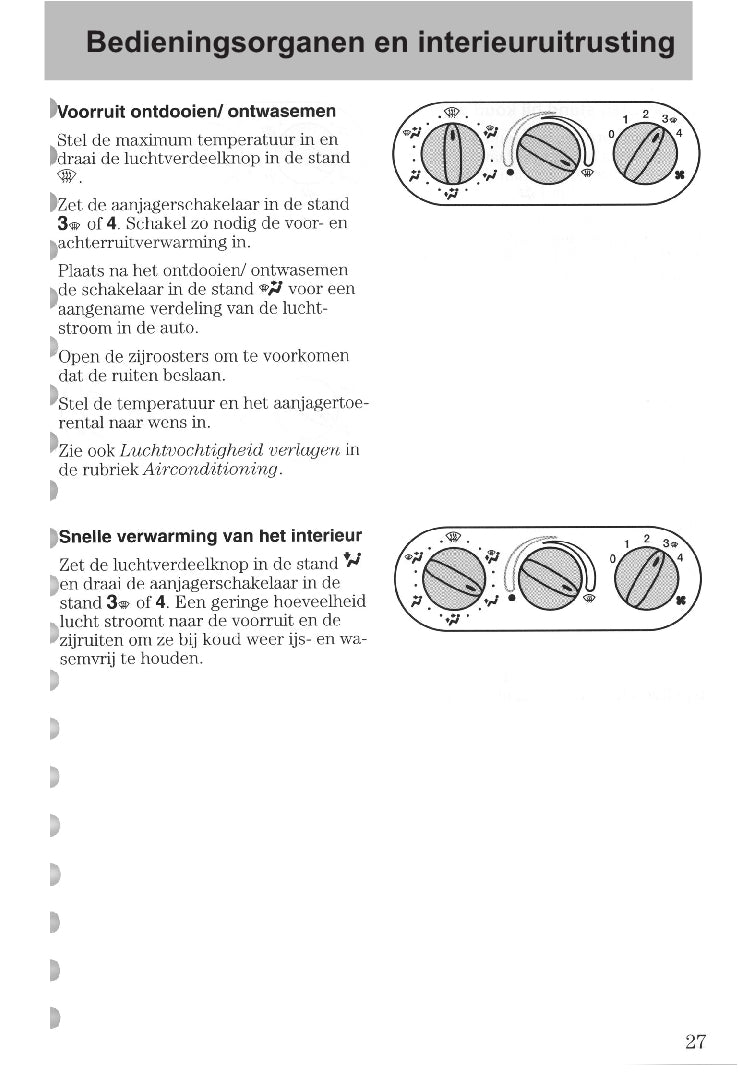 1997-2008 Ford Ka Gebruikershandleiding | Nederlands