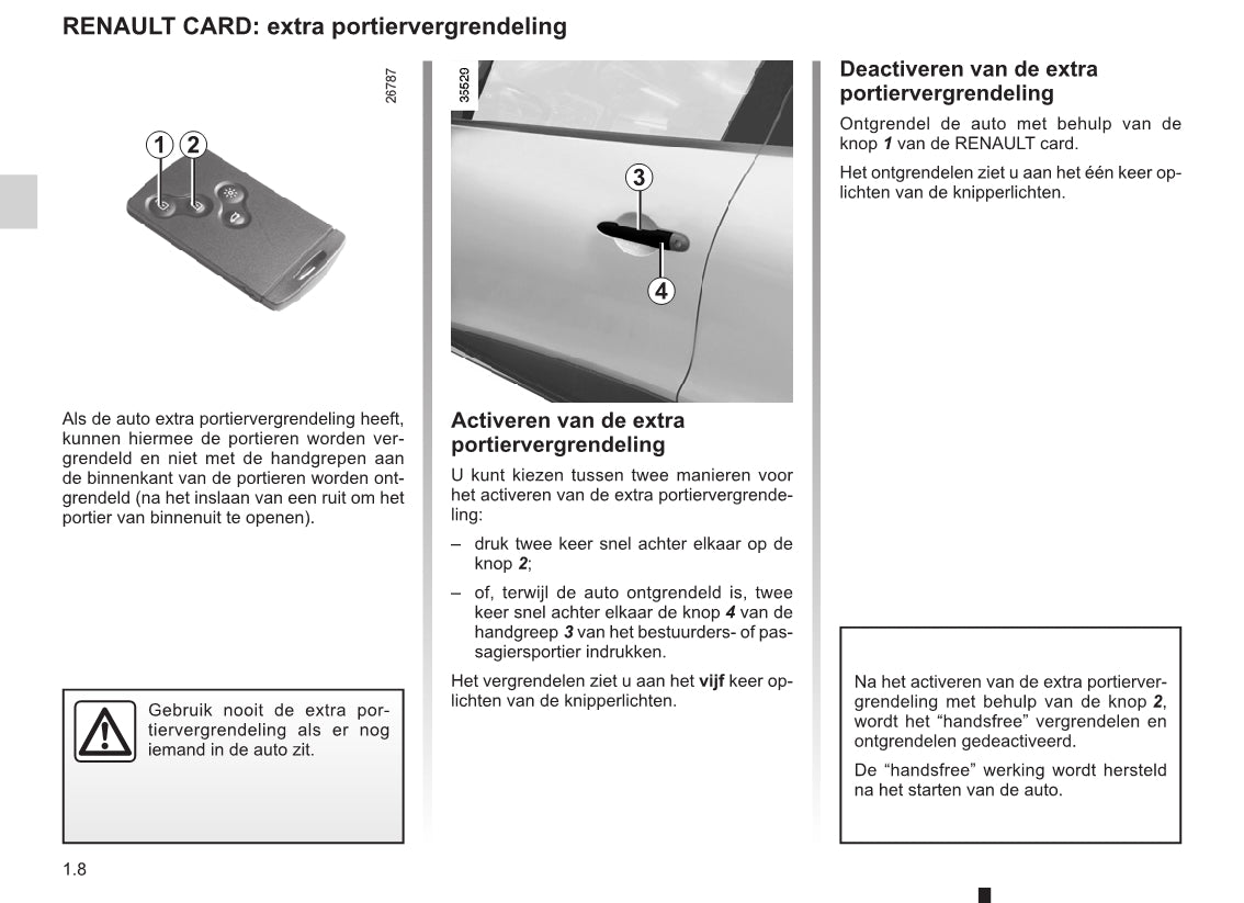 2012-2016 Renault Clio Manuel du propriétaire | Néerlandais