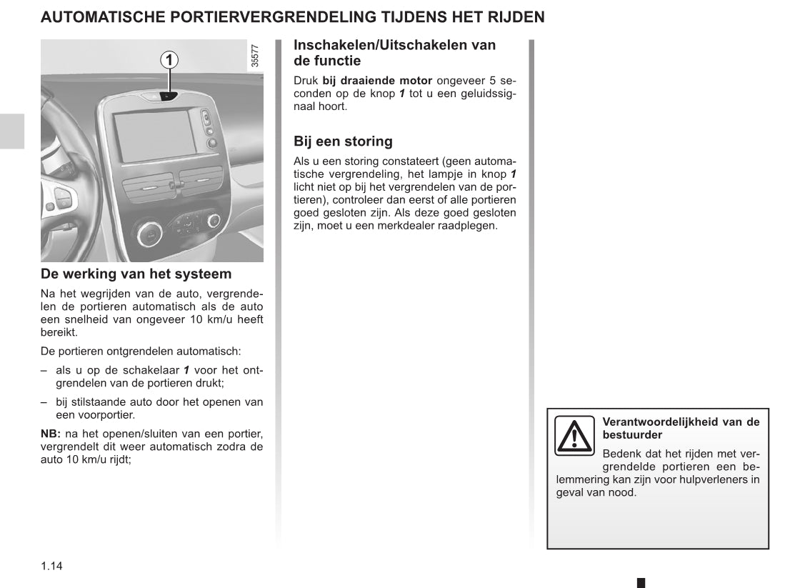 2012-2016 Renault Clio Manuel du propriétaire | Néerlandais