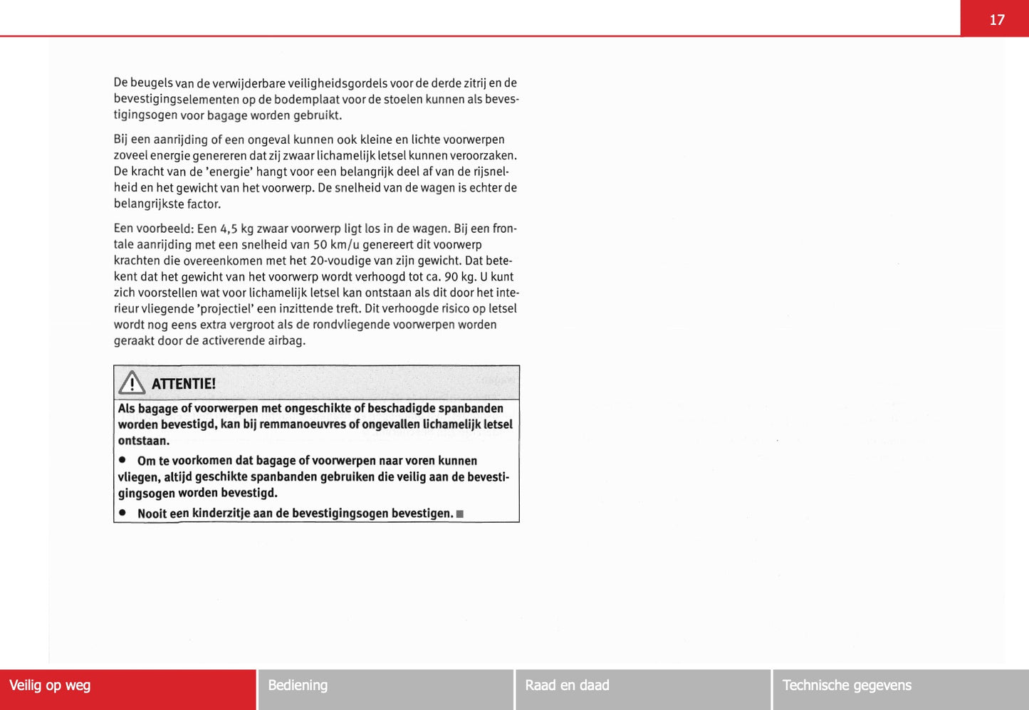 2005-2006 Seat Alhambra Owner's Manual | Dutch