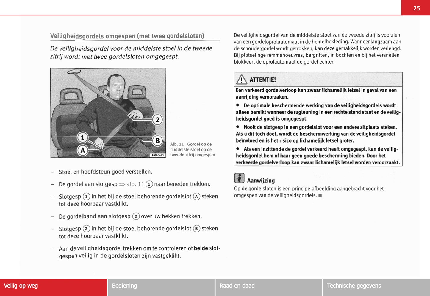 2005-2006 Seat Alhambra Owner's Manual | Dutch