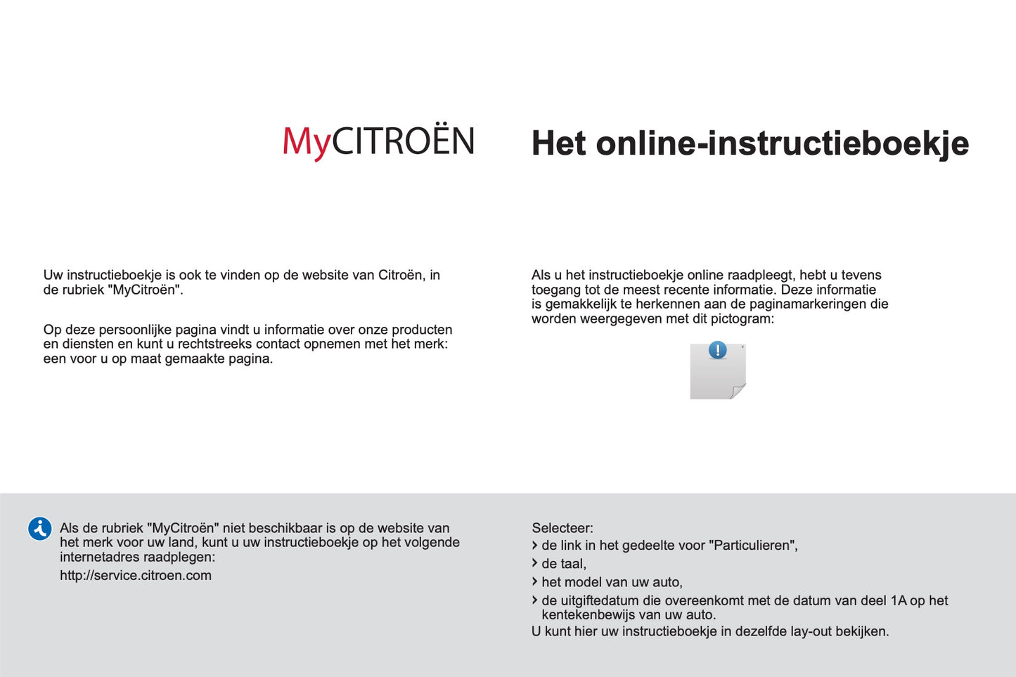 2012-2014 Citroën C-Zero Gebruikershandleiding | Nederlands