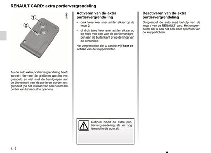 2009-2013 Renault Clio Manuel du propriétaire | Néerlandais