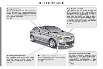 2010-2015 Citroën C4 Manuel du propriétaire | Néerlandais