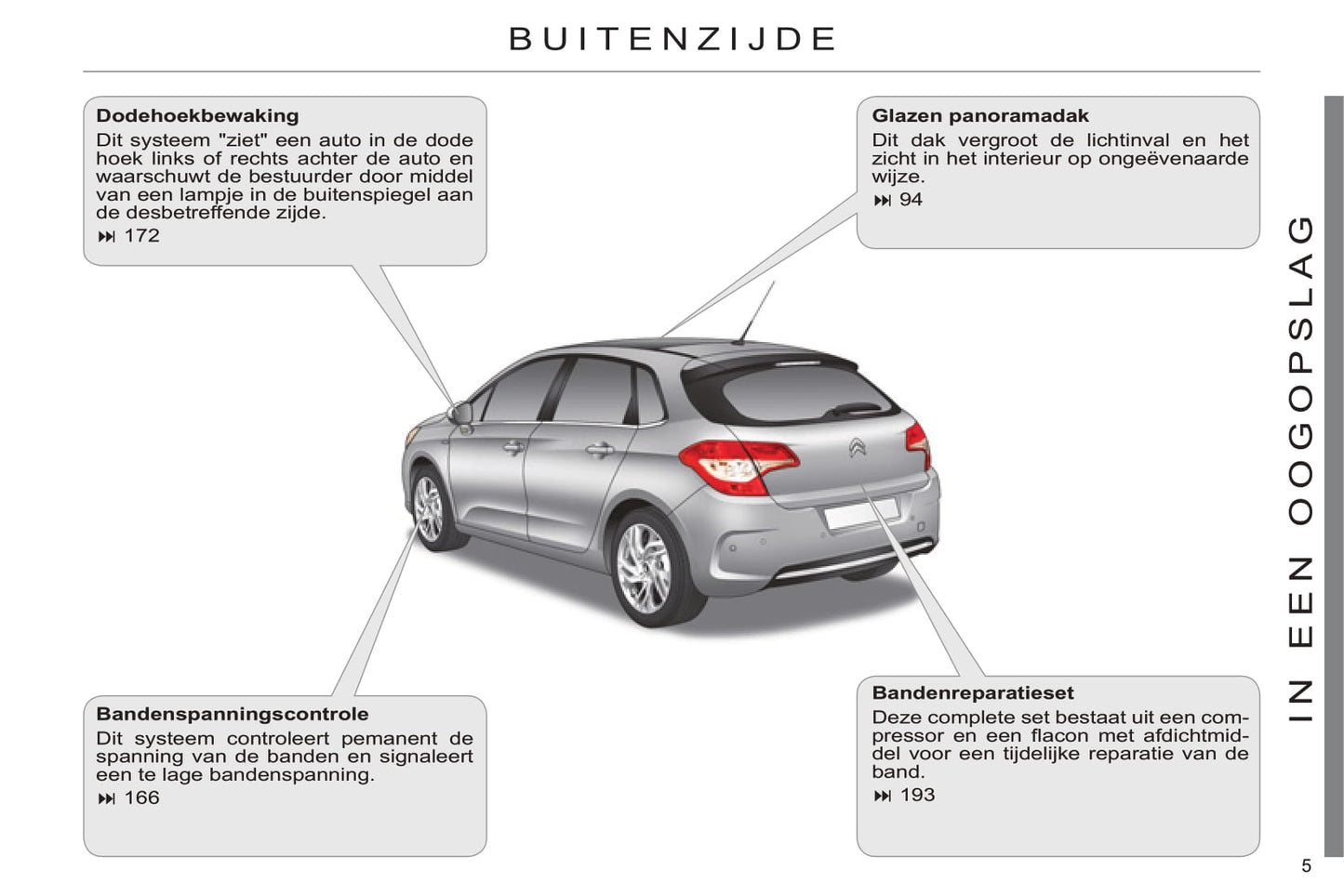 2010-2015 Citroën C4 Manuel du propriétaire | Néerlandais