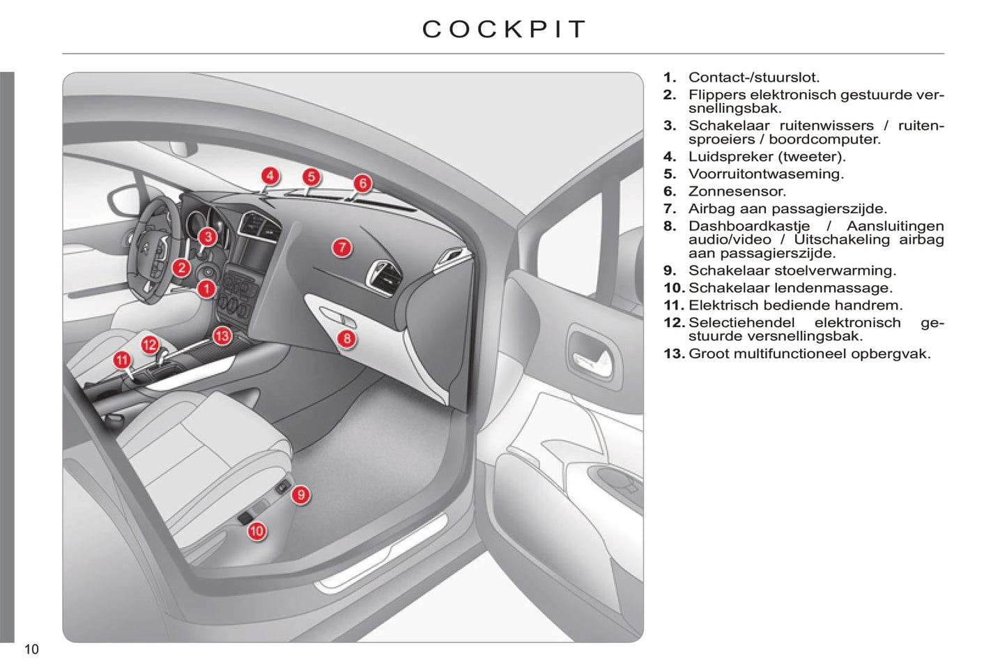 2010-2015 Citroën C4 Manuel du propriétaire | Néerlandais