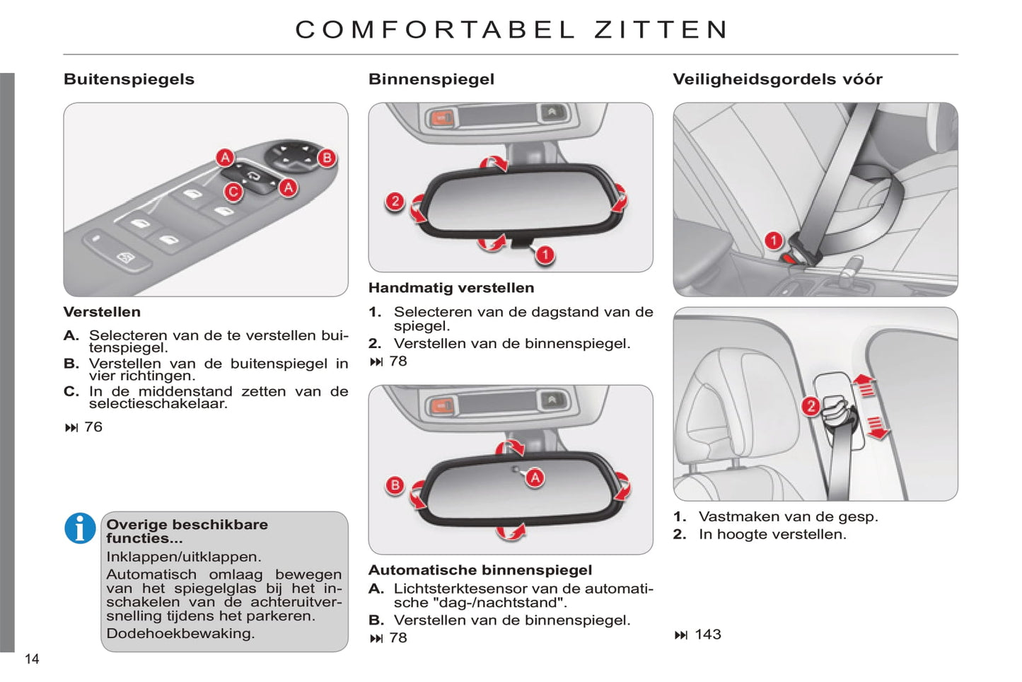 2010-2015 Citroën C4 Manuel du propriétaire | Néerlandais