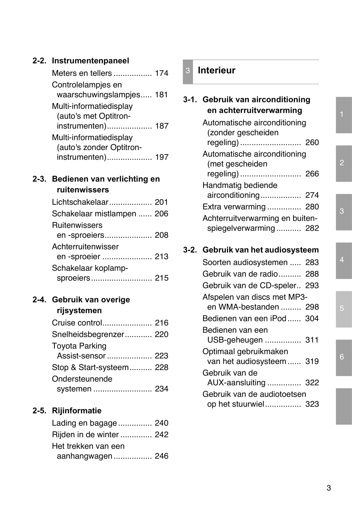 2012-2013 Toyota Auris Gebruikershandleiding | Nederlands