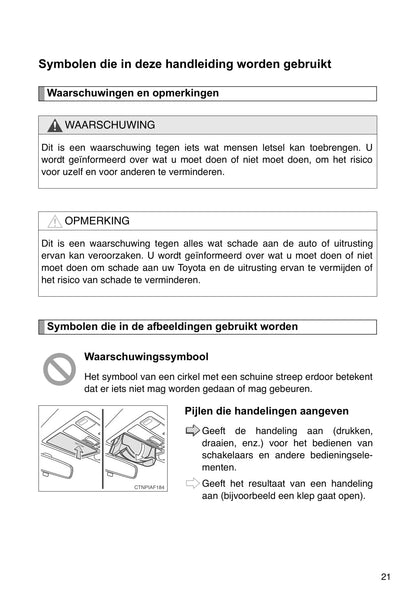 2012-2013 Toyota Auris Gebruikershandleiding | Nederlands