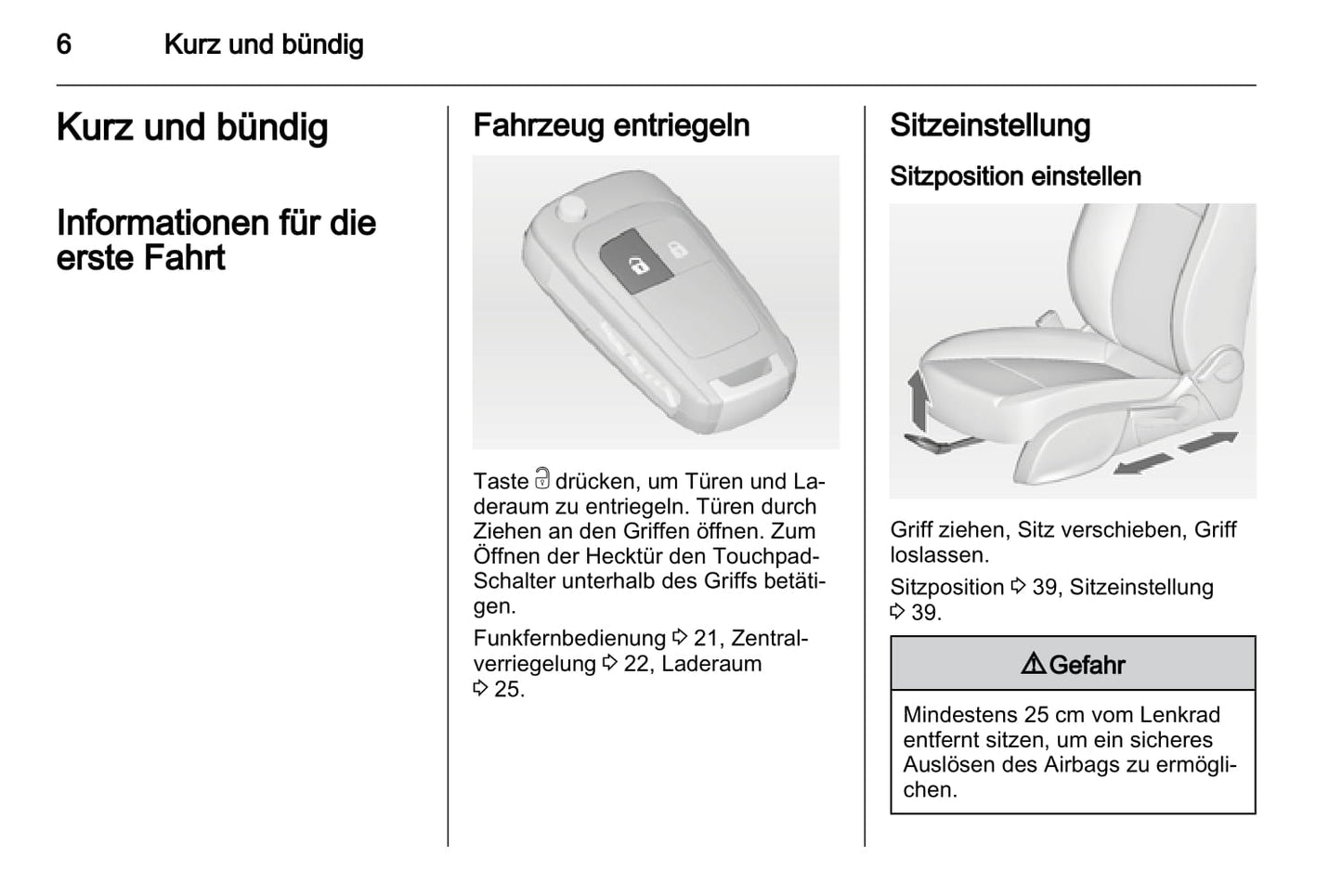 2011-2012 Opel Astra Owner's Manual | German