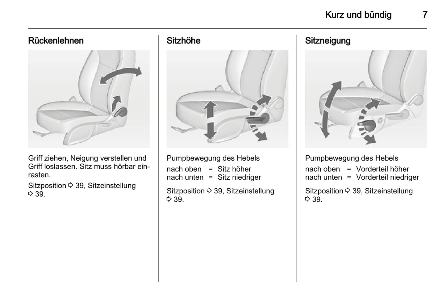 2011-2012 Opel Astra Owner's Manual | German