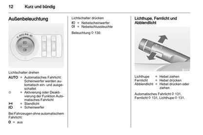 2011-2012 Opel Astra Owner's Manual | German