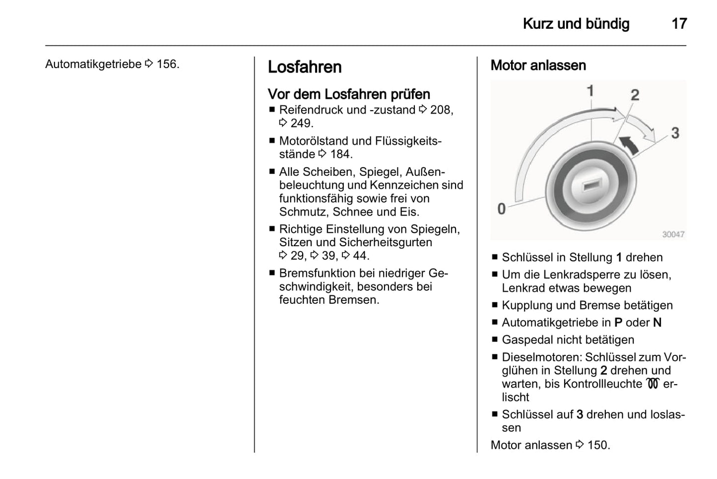 2011-2012 Opel Astra Owner's Manual | German