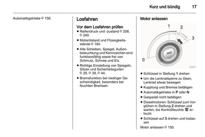 2011-2012 Opel Astra Owner's Manual | German