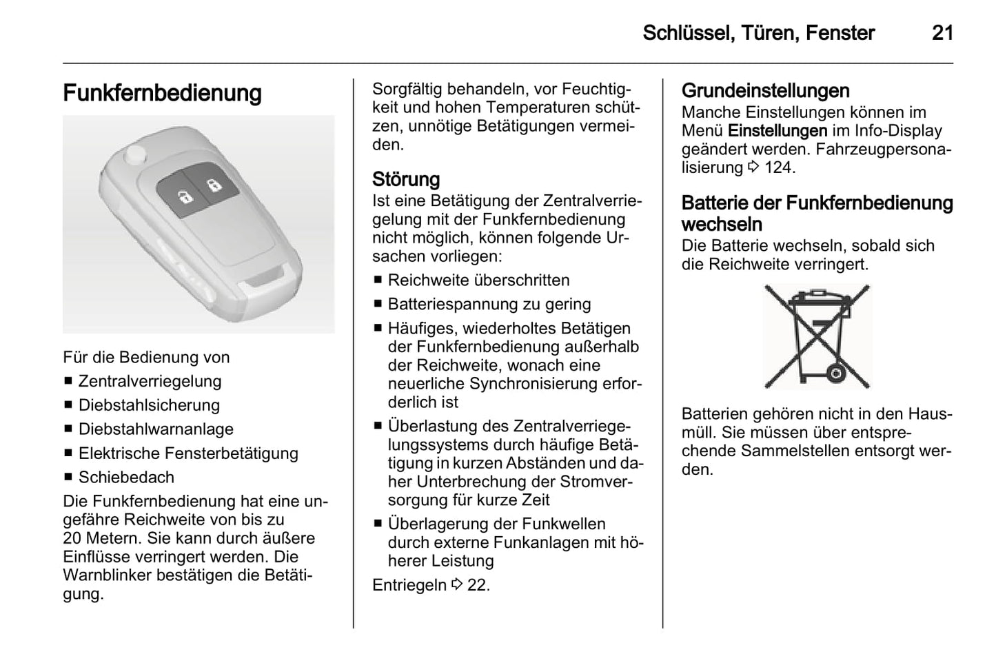 2011-2012 Opel Astra Owner's Manual | German