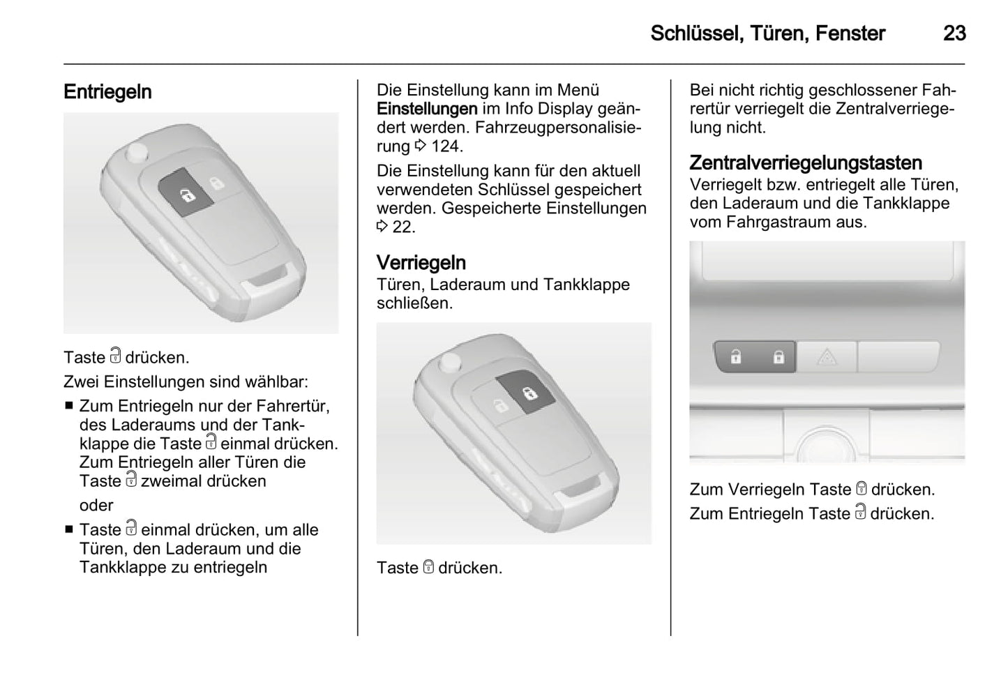 2011-2012 Opel Astra Owner's Manual | German