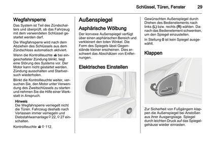 2011-2012 Opel Astra Owner's Manual | German