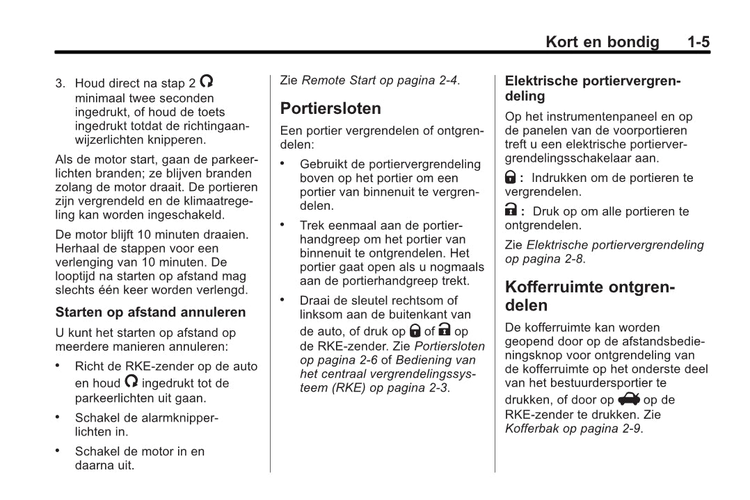 2013-2014 Chevrolet Camaro Gebruikershandleiding | Nederlands