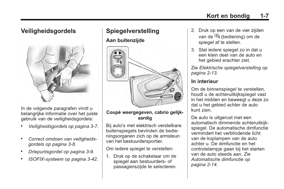 2013-2014 Chevrolet Camaro Gebruikershandleiding | Nederlands