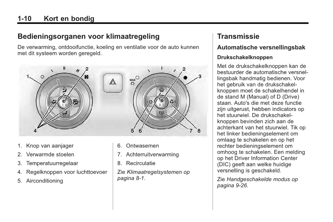 2013-2014 Chevrolet Camaro Gebruikershandleiding | Nederlands