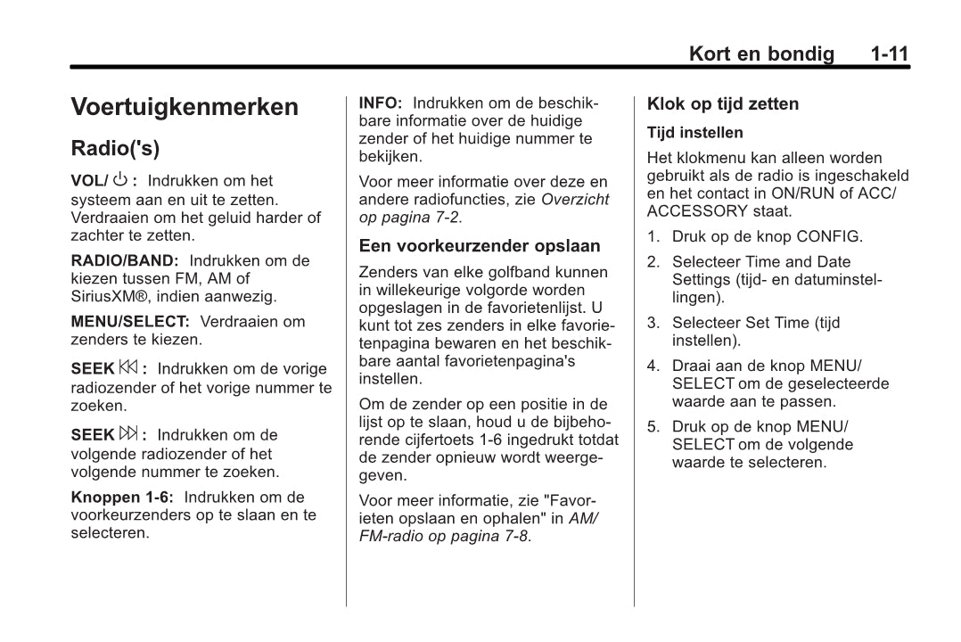 2013-2014 Chevrolet Camaro Gebruikershandleiding | Nederlands