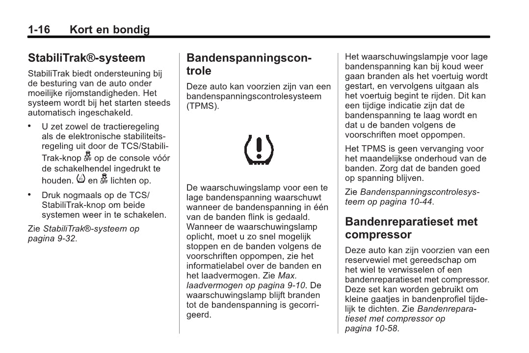 2013-2014 Chevrolet Camaro Gebruikershandleiding | Nederlands